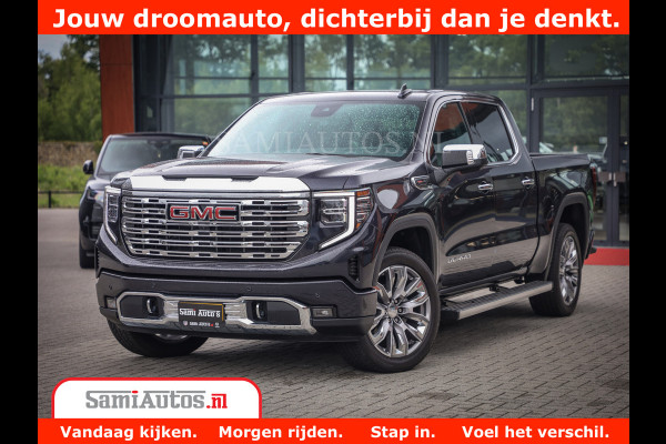 GMC Sierra DENALI | All-In Prijs | 6,2 V8 Full Option | De Meest Luxe Pick-Up in zijn Klasse | Comfortabele Dubbele Cabine met Royale 5 Zitplaatsen | BPM vrij | Nu Leverbaar uit Voorraad | Voorraad Nr 420334