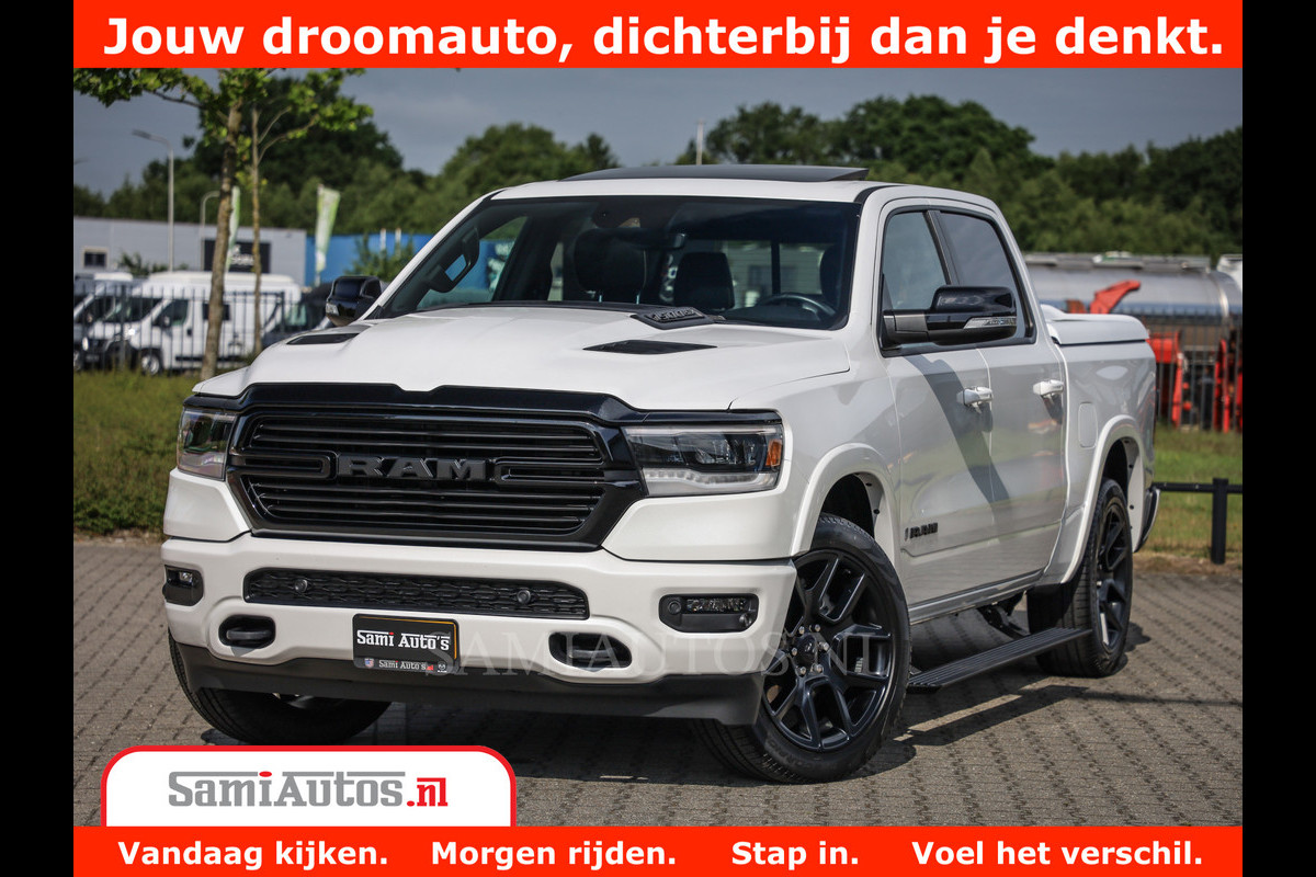 Dodge Ram 1500 Laramie Night Edition | 5.7V8 4X4 | Sport Line met Panorama dak en Camera en veel meer | Luxe Leder | Comfortabele Dubbele Cabine met Royale 5 Zitplaatsen | Dodge Ram 1500 Laramie Night Edition | 5.7V8 4X4 | Sport Line met Panorama dak en Camera en veel meer | Luxe Leder | Comfortabele Dubbele Cabine met Royale 5 Zitplaatsen |