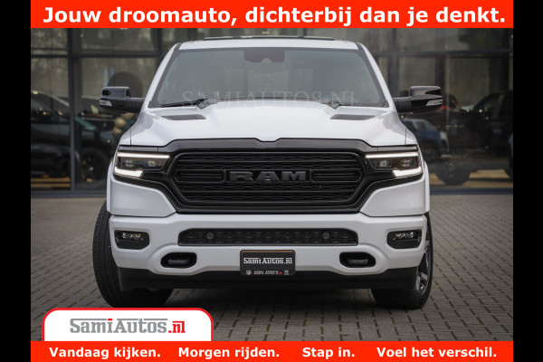 Dodge Ram 1500 Limited Night | 5.7 V8 Hemi Full Option | Comfortabele Dubbele Cabine met Royale 5 Zitplaatsen | De Meest Luxe en Volle Pick-Up in zijn Klasse | BPM vrij | Nu Leverbaar uit Voorraad | Voorraad Nr v45lpr