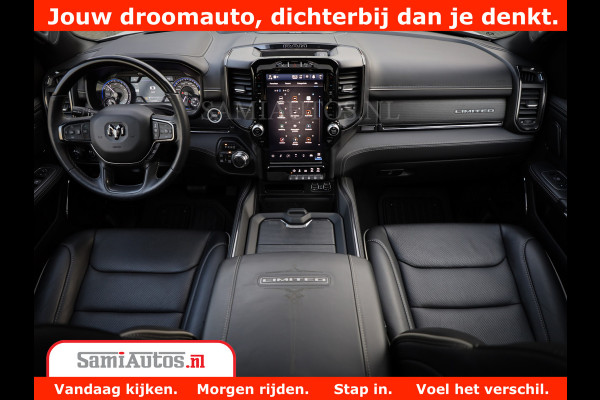 Dodge Ram 1500 Limited Night | 5.7 V8 Hemi Full Option | Comfortabele Dubbele Cabine met Royale 5 Zitplaatsen | De Meest Luxe en Volle Pick-Up in zijn Klasse | BPM vrij | Nu Leverbaar uit Voorraad | Voorraad Nr v45lpr