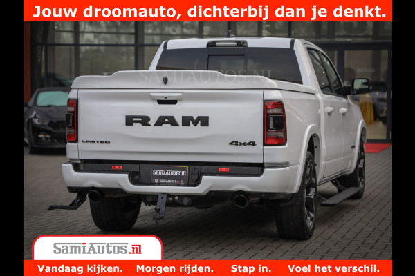 Dodge Ram 1500 Limited Night | 5.7 V8 Hemi Full Option | Comfortabele Dubbele Cabine met Royale 5 Zitplaatsen | De Meest Luxe en Volle Pick-Up in zijn Klasse | BPM vrij | Nu Leverbaar uit Voorraad | Voorraad Nr v45lpr