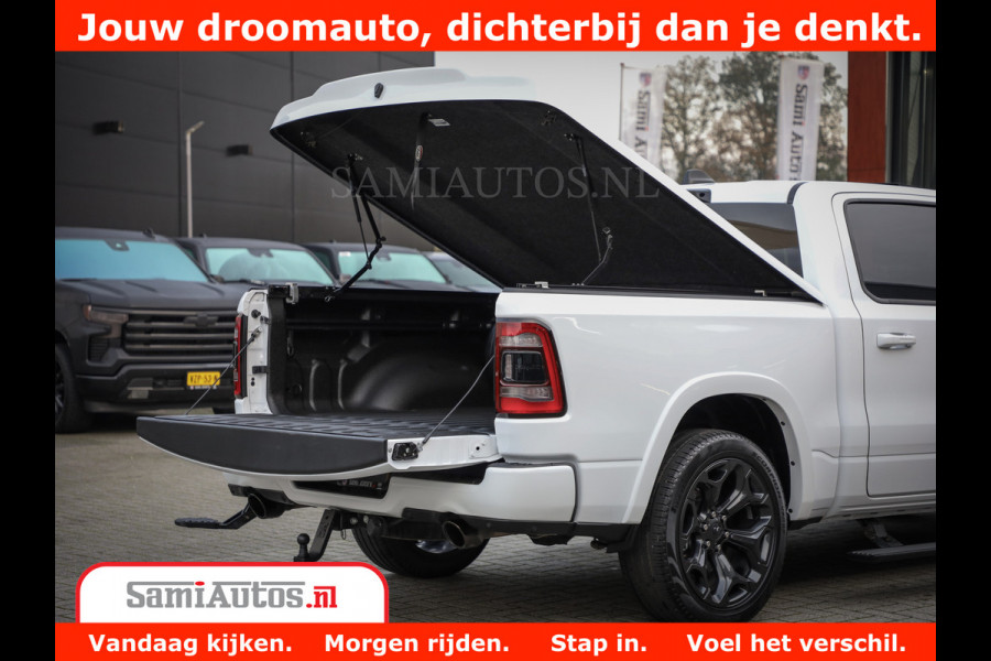 Dodge Ram 1500 Limited Night | 5.7 V8 Hemi Full Option | Comfortabele Dubbele Cabine met Royale 5 Zitplaatsen | De Meest Luxe en Volle Pick-Up in zijn Klasse | BPM vrij | Nu Leverbaar uit Voorraad | Voorraad Nr v45lpr