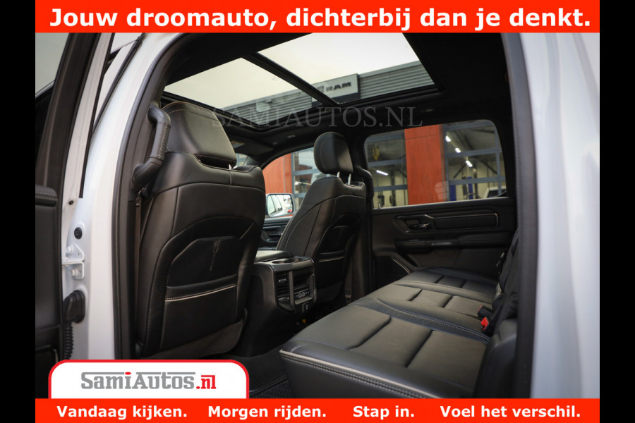 Dodge Ram 1500 Limited Night | 5.7 V8 Hemi Full Option | Comfortabele Dubbele Cabine met Royale 5 Zitplaatsen | De Meest Luxe en Volle Pick-Up in zijn Klasse | BPM vrij | Nu Leverbaar uit Voorraad | Voorraad Nr v45lpr