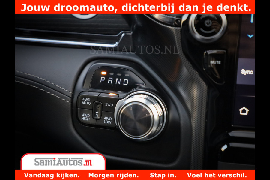 Dodge Ram 1500 Limited Night | 5.7 V8 Hemi Full Option | Comfortabele Dubbele Cabine met Royale 5 Zitplaatsen | De Meest Luxe en Volle Pick-Up in zijn Klasse | BPM vrij | Nu Leverbaar uit Voorraad | Voorraad Nr v45lpr