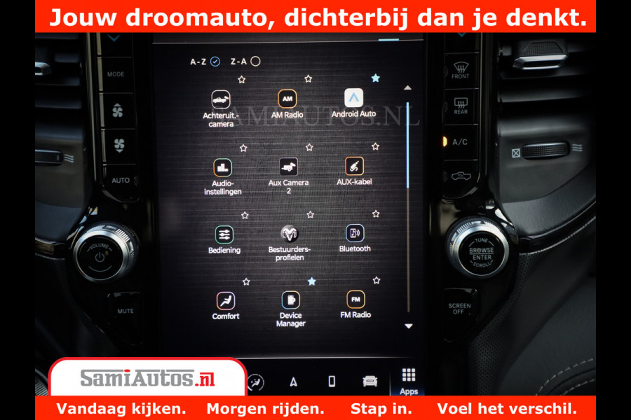 Dodge Ram 1500 Limited Night | 5.7 V8 Hemi Full Option | Comfortabele Dubbele Cabine met Royale 5 Zitplaatsen | De Meest Luxe en Volle Pick-Up in zijn Klasse | BPM vrij | Nu Leverbaar uit Voorraad | Voorraad Nr v45lpr