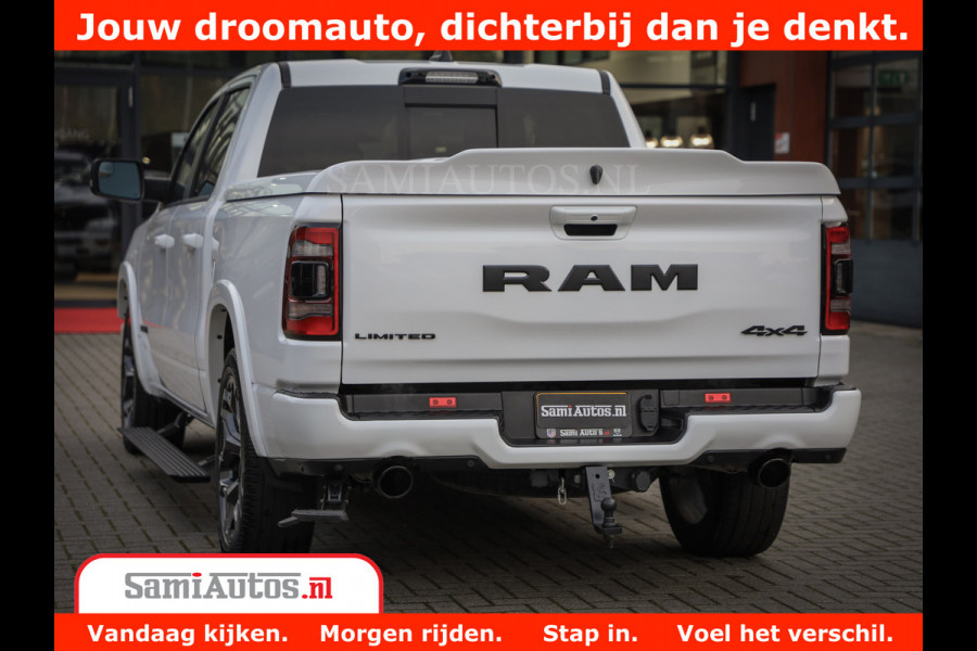 Dodge Ram 1500 Limited Night | 5.7 V8 Hemi Full Option | Comfortabele Dubbele Cabine met Royale 5 Zitplaatsen | De Meest Luxe en Volle Pick-Up in zijn Klasse | BPM vrij | Nu Leverbaar uit Voorraad | Voorraad Nr v45lpr