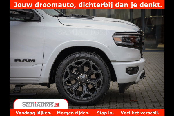 Dodge Ram 1500 Limited Night | 5.7 V8 Hemi Full Option | Comfortabele Dubbele Cabine met Royale 5 Zitplaatsen | De Meest Luxe en Volle Pick-Up in zijn Klasse | BPM vrij | Nu Leverbaar uit Voorraad | Voorraad Nr v45lpr