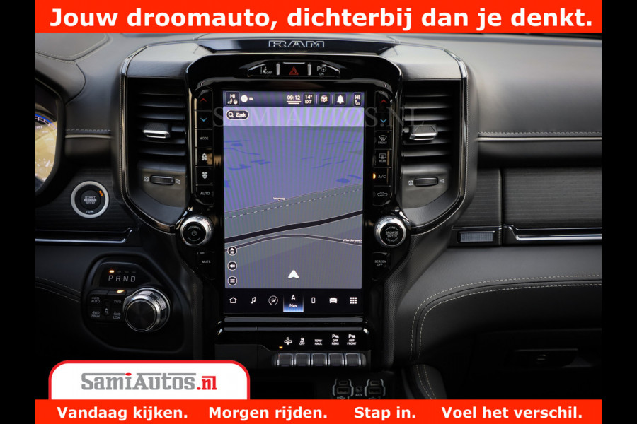 Dodge Ram 1500 Limited Night | 5.7 V8 Hemi Full Option | Comfortabele Dubbele Cabine met Royale 5 Zitplaatsen | De Meest Luxe en Volle Pick-Up in zijn Klasse | BPM vrij | Nu Leverbaar uit Voorraad | Voorraad Nr v45lpr