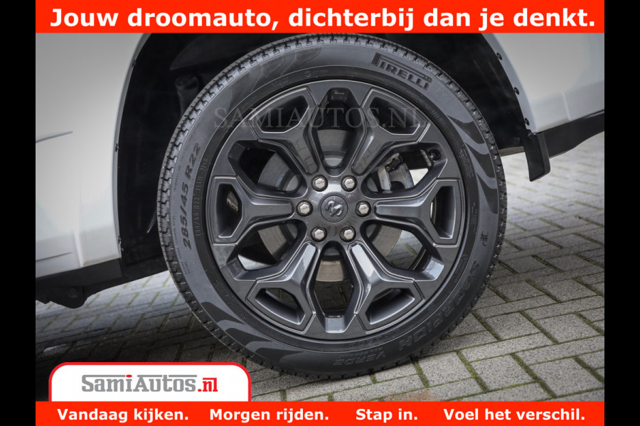 Dodge Ram 1500 Limited Night | 5.7 V8 Hemi Full Option | Comfortabele Dubbele Cabine met Royale 5 Zitplaatsen | De Meest Luxe en Volle Pick-Up in zijn Klasse | BPM vrij | Nu Leverbaar uit Voorraad | Voorraad Nr v45lpr