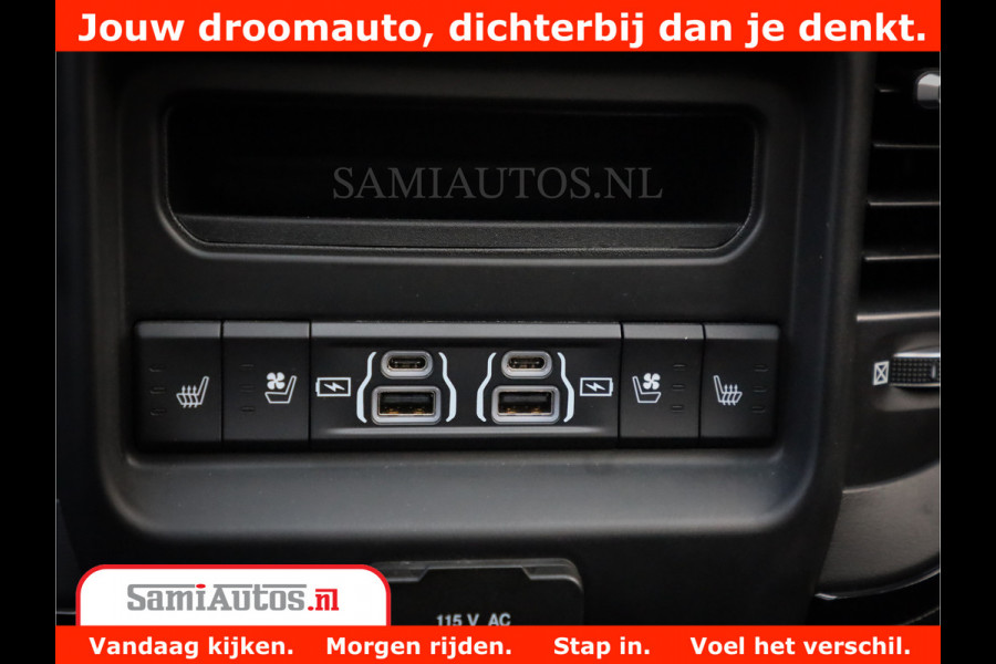 Dodge Ram 1500 Limited Night | 5.7 V8 Hemi Full Option | Comfortabele Dubbele Cabine met Royale 5 Zitplaatsen | De Meest Luxe en Volle Pick-Up in zijn Klasse | BPM vrij | Nu Leverbaar uit Voorraad | Voorraad Nr v45lpr