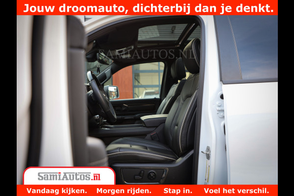 Dodge Ram 1500 Limited Night | 5.7 V8 Hemi Full Option | Comfortabele Dubbele Cabine met Royale 5 Zitplaatsen | De Meest Luxe en Volle Pick-Up in zijn Klasse | BPM vrij | Nu Leverbaar uit Voorraad | Voorraad Nr v45lpr