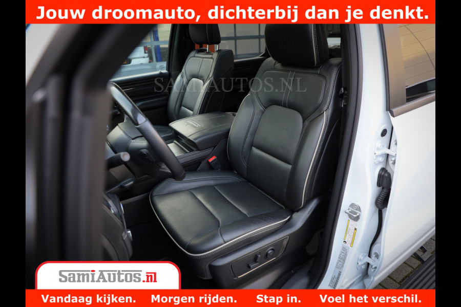 Dodge Ram 1500 Limited Night | 5.7 V8 Hemi Full Option | Comfortabele Dubbele Cabine met Royale 5 Zitplaatsen | De Meest Luxe en Volle Pick-Up in zijn Klasse | BPM vrij | Nu Leverbaar uit Voorraad | Voorraad Nr v45lpr