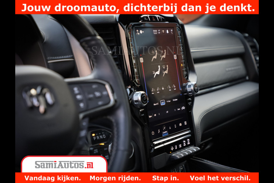 Dodge Ram 1500 Limited Night | 5.7 V8 Hemi Full Option | Comfortabele Dubbele Cabine met Royale 5 Zitplaatsen | De Meest Luxe en Volle Pick-Up in zijn Klasse | BPM vrij | Nu Leverbaar uit Voorraad | Voorraad Nr v45lpr