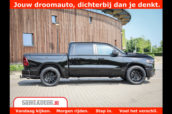 Dodge Ram 1500 Limited Night High Output 540HP 706Nm | Massage + Full Option | De Meest Luxe en Volle Pick-Up in zijn Klasse | Comfortabele Dubbele Cabine met Royale 5 Zitplaatsen | BPM vrij | Nu Leverbaar uit Voorraad | Voorraad Nr 2354 - 3380