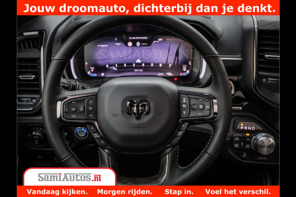 Dodge Ram 1500 Limited Night High Output 540HP 706Nm | Massage + Full Option | De Meest Luxe en Volle Pick-Up in zijn Klasse | Comfortabele Dubbele Cabine met Royale 5 Zitplaatsen | BPM vrij | Nu Leverbaar uit Voorraad | Voorraad Nr 2354 - 3380