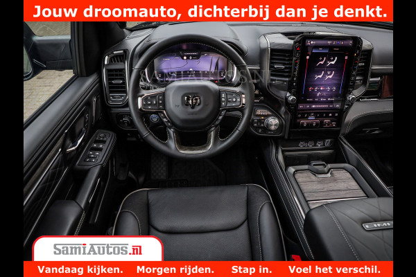 Dodge Ram 1500 Limited Night High Output 540HP 706Nm | Massage + Full Option | De Meest Luxe en Volle Pick-Up in zijn Klasse | Comfortabele Dubbele Cabine met Royale 5 Zitplaatsen | BPM vrij | Nu Leverbaar uit Voorraad | Voorraad Nr 2354 - 3380