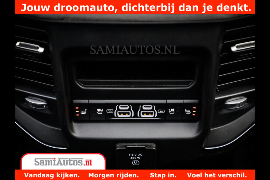 Dodge Ram 1500 Limited Night High Output 540HP 706Nm | Massage + Full Option | De Meest Luxe en Volle Pick-Up in zijn Klasse | Comfortabele Dubbele Cabine met Royale 5 Zitplaatsen | BPM vrij | Nu Leverbaar uit Voorraad | Voorraad Nr 2354 - 3380