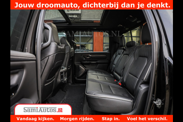 Dodge Ram 1500 Limited Night High Output 540HP 706Nm | Massage + Full Option | De Meest Luxe en Volle Pick-Up in zijn Klasse | Comfortabele Dubbele Cabine met Royale 5 Zitplaatsen | BPM vrij | Nu Leverbaar uit Voorraad | Voorraad Nr 2354 - 3380