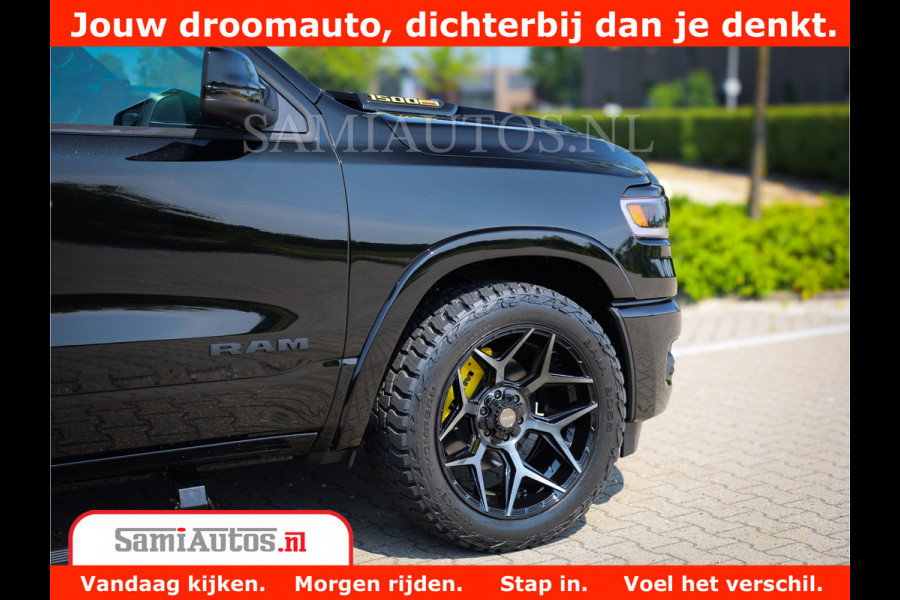Dodge Ram 1500 Limited Night High Output 540HP 706Nm | Massage + Full Option | De Meest Luxe en Volle Pick-Up in zijn Klasse | Comfortabele Dubbele Cabine met Royale 5 Zitplaatsen | BPM vrij | Nu Leverbaar uit Voorraad | Voorraad Nr 2327 - 5407