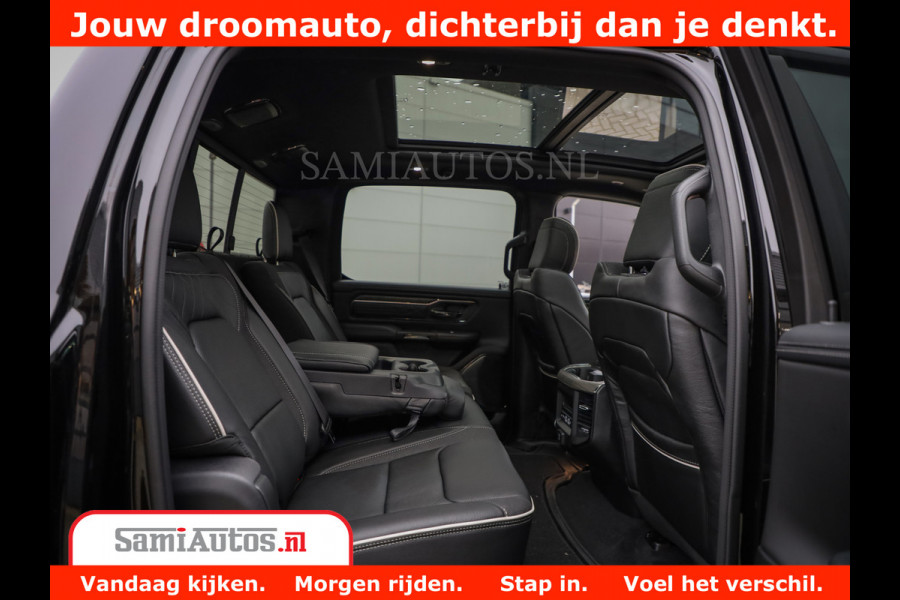 Dodge Ram 1500 Limited Night High Output 540HP 706Nm | Massage + Full Option | De Meest Luxe en Volle Pick-Up in zijn Klasse | Comfortabele Dubbele Cabine met Royale 5 Zitplaatsen | BPM vrij | Nu Leverbaar uit Voorraad | Voorraad Nr 2327 - 5407