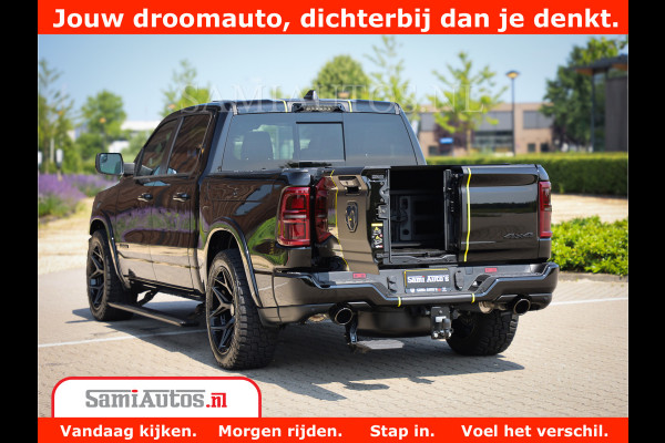 Dodge Ram 1500 Limited Night High Output 540HP 706Nm | Massage + Full Option | De Meest Luxe en Volle Pick-Up in zijn Klasse | Comfortabele Dubbele Cabine met Royale 5 Zitplaatsen | BPM vrij | Nu Leverbaar uit Voorraad | Voorraad Nr 2327 - 5407