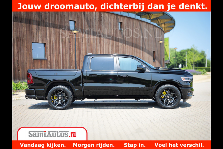 Dodge Ram 1500 Limited Night High Output 540HP 706Nm | Massage + Full Option | De Meest Luxe en Volle Pick-Up in zijn Klasse | Comfortabele Dubbele Cabine met Royale 5 Zitplaatsen | BPM vrij | Nu Leverbaar uit Voorraad | Voorraad Nr 2327 - 5407