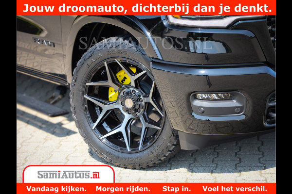 Dodge Ram 1500 Limited Night High Output 540HP 706Nm | Massage + Full Option | De Meest Luxe en Volle Pick-Up in zijn Klasse | Comfortabele Dubbele Cabine met Royale 5 Zitplaatsen | BPM vrij | Nu Leverbaar uit Voorraad | Voorraad Nr 2327 - 5407