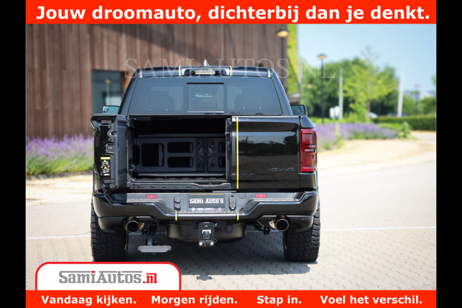 Dodge Ram 1500 Limited Night High Output 540HP 706Nm | Massage + Full Option | De Meest Luxe en Volle Pick-Up in zijn Klasse | Comfortabele Dubbele Cabine met Royale 5 Zitplaatsen | BPM vrij | Nu Leverbaar uit Voorraad | Voorraad Nr 2327 - 5407