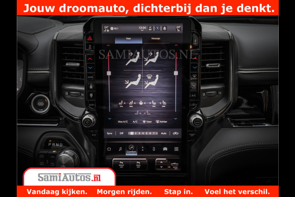 Dodge Ram 1500 Limited Night High Output 540HP 706Nm | Massage + Full Option | De Meest Luxe en Volle Pick-Up in zijn Klasse | Comfortabele Dubbele Cabine met Royale 5 Zitplaatsen | BPM vrij | Nu Leverbaar uit Voorraad | Voorraad Nr 2327 - 5407