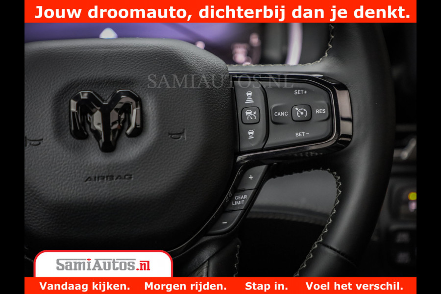 Dodge Ram 1500 Limited Night High Output 540HP 706Nm | Massage + Full Option | De Meest Luxe en Volle Pick-Up in zijn Klasse | Comfortabele Dubbele Cabine met Royale 5 Zitplaatsen | BPM vrij | Nu Leverbaar uit Voorraad | Voorraad Nr 2327 - 5407