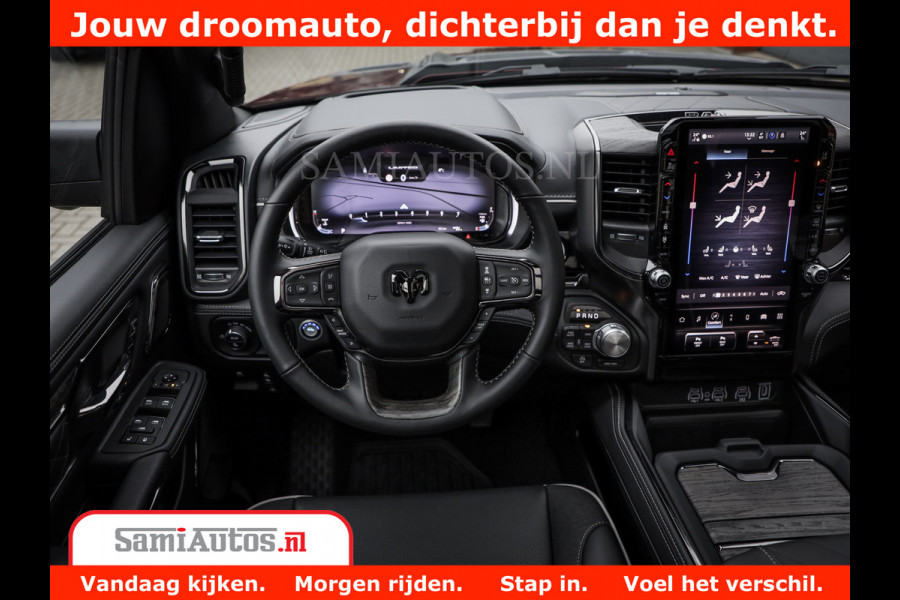 Dodge Ram 1500 Limited Night High Output 540HP 706Nm | Massage + Full Option | De Meest Luxe en Volle Pick-Up in zijn Klasse | Comfortabele Dubbele Cabine met Royale 5 Zitplaatsen | BPM vrij | Nu Leverbaar uit Voorraad | Voorraad Nr 2327 - 5407
