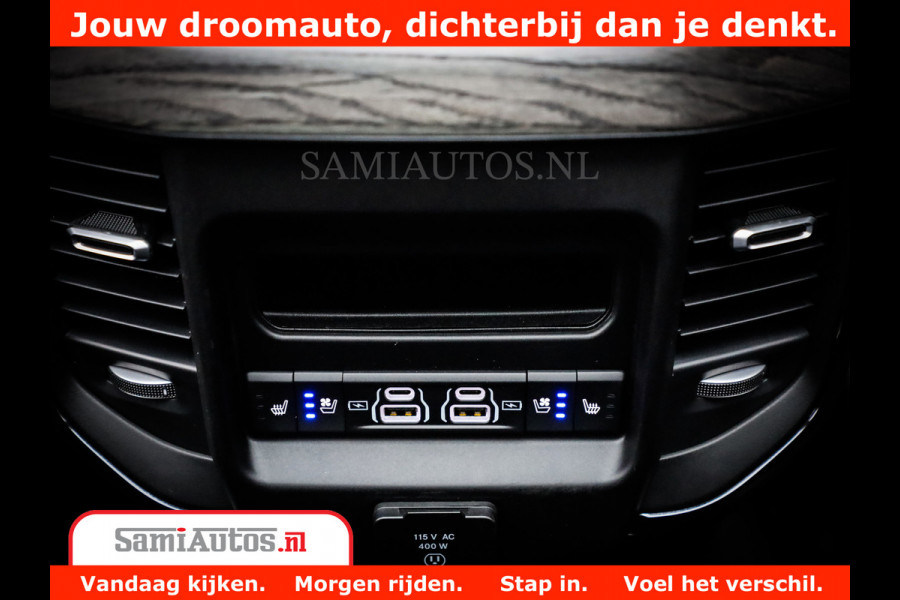 Dodge Ram 1500 Limited Night High Output 540HP 706Nm | Massage + Full Option | De Meest Luxe en Volle Pick-Up in zijn Klasse | Comfortabele Dubbele Cabine met Royale 5 Zitplaatsen | BPM vrij | Nu Leverbaar uit Voorraad | Voorraad Nr 2327 - 5407