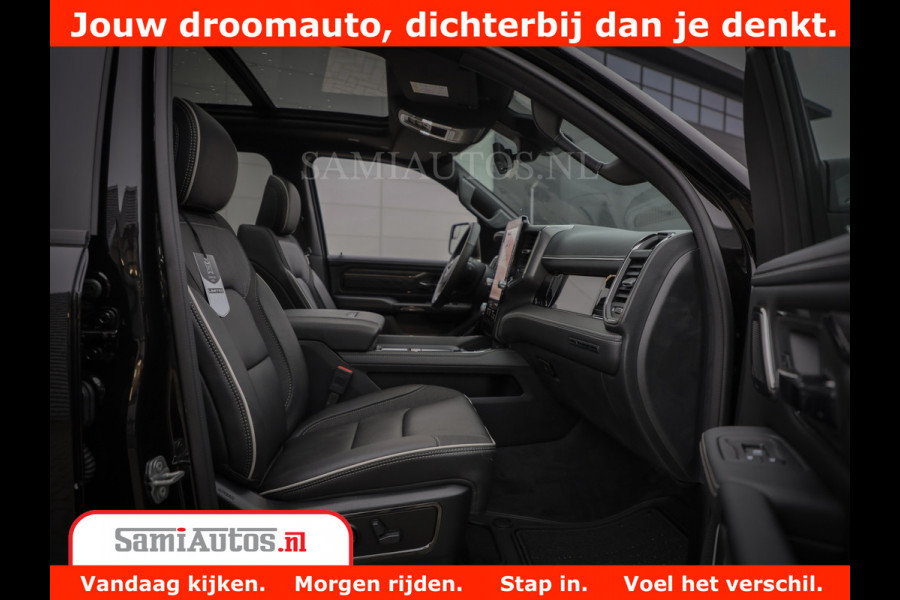 Dodge Ram 1500 Limited Night High Output 540HP 706Nm | Massage + Full Option | De Meest Luxe en Volle Pick-Up in zijn Klasse | Comfortabele Dubbele Cabine met Royale 5 Zitplaatsen | BPM vrij | Nu Leverbaar uit Voorraad | Voorraad Nr 2327 - 5407