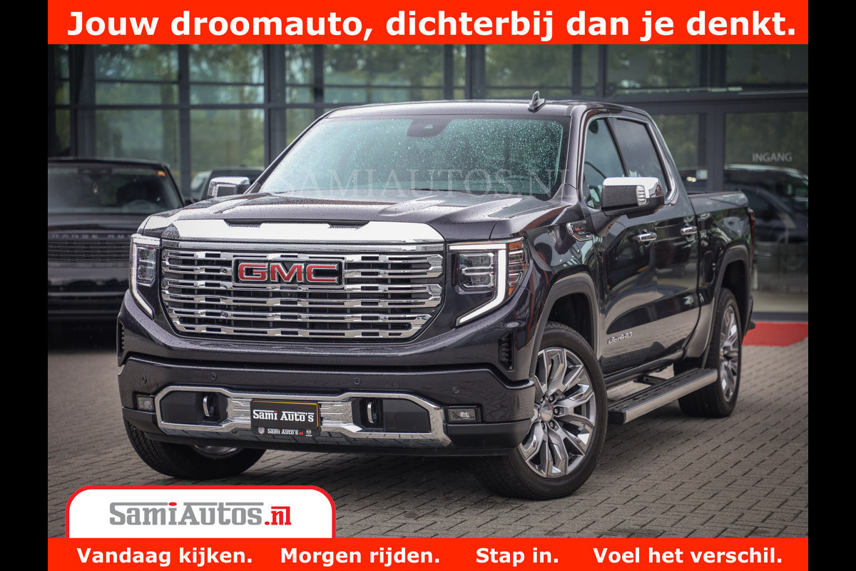 GMC Sierra DENALI | All-In Prijs | 6,2 V8 Full Option | De Meest Luxe Pick-Up in zijn Klasse | Comfortabele Dubbele Cabine met Royale 5 Zitplaatsen | BPM vrij | Nu Leverbaar uit Voorraad | Voorraad Nr 420229 GMC Sierra DENALI | All-In Prijs | 6,2 V8 Full Option | De Meest Luxe Pick-Up in zijn Klasse | Comfortabele Dubbele Cabine met Royale 5 Zitplaatsen | BPM vrij | Nu Leverbaar uit Voorraad | Voorraad Nr 420229