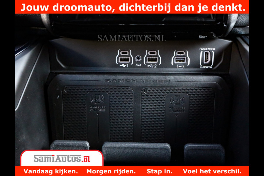 Dodge Ram 1500 Night Premium | Full Option | De Meest Luxe Pick-Up in zijn Klasse | Comfortabele Dubbele Cabine met Royale 5 Zitplaatsen | BPM vrij | Nu Leverbaar uit Voorraad | Voorraad Nr 2230 - 8765