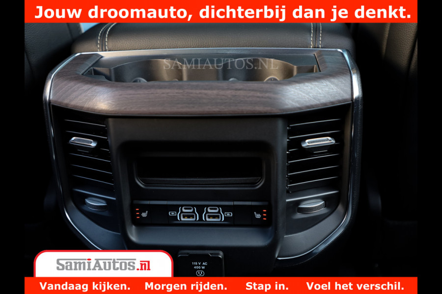 Dodge Ram 1500 Night Premium | Full Option | De Meest Luxe Pick-Up in zijn Klasse | Comfortabele Dubbele Cabine met Royale 5 Zitplaatsen | BPM vrij | Nu Leverbaar uit Voorraad | Voorraad Nr 2230 - 8765