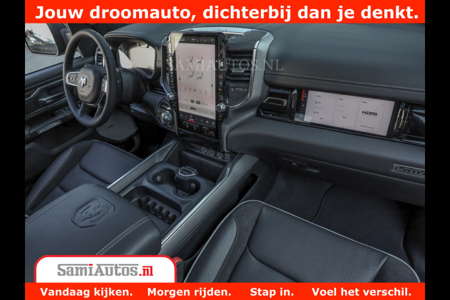 Dodge Ram 1500 Night Premium | Full Option | De Meest Luxe Pick-Up in zijn Klasse | Comfortabele Dubbele Cabine met Royale 5 Zitplaatsen | BPM vrij | Nu Leverbaar uit Voorraad | Voorraad Nr 2230 - 8765