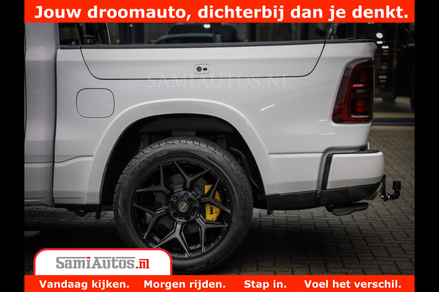 Dodge Ram 1500 1500 Limited Night H.O 540HP 706Nm | Massage + Full Option | De Meest Luxe en Volle Pick-Up in zijn Klasse | Comfortabele Dubbele Cabine met Royale 5 Zitplaatsen | BPM vrij | Nu Leverbaar uit Voorraad | Voorraad Nr 2298 - 7479