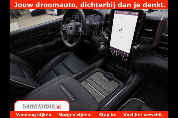 Dodge Ram 1500 Limited Night H.O 540HP 706Nm | Massage + Full Option | De Meest Luxe en Volle Pick-Up in zijn Klasse | Comfortabele Dubbele Cabine met Royale 5 Zitplaatsen | BPM vrij | Nu Leverbaar uit Voorraad | Voorraad Nr 2302 - 7425