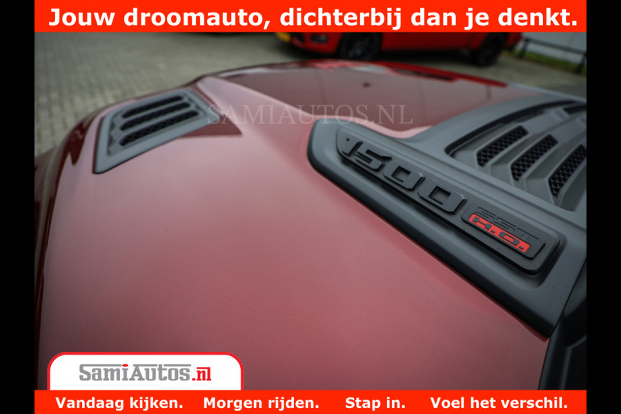 Dodge Ram 1500 Limited Night H.O 540HP 706Nm | Massage + Full Option | De Meest Luxe en Volle Pick-Up in zijn Klasse | Comfortabele Dubbele Cabine met Royale 5 Zitplaatsen | BPM vrij | Nu Leverbaar uit Voorraad | Voorraad Nr 2302 - 7425