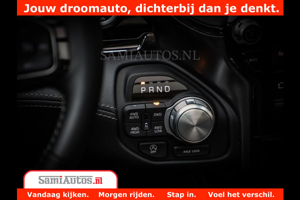 Dodge Ram 1500 Limited Night H.O 540HP 706Nm | Massage + Full Option | De Meest Luxe en Volle Pick-Up in zijn Klasse | Comfortabele Dubbele Cabine met Royale 5 Zitplaatsen | BPM vrij | Nu Leverbaar uit Voorraad | Voorraad Nr 2302 - 7425