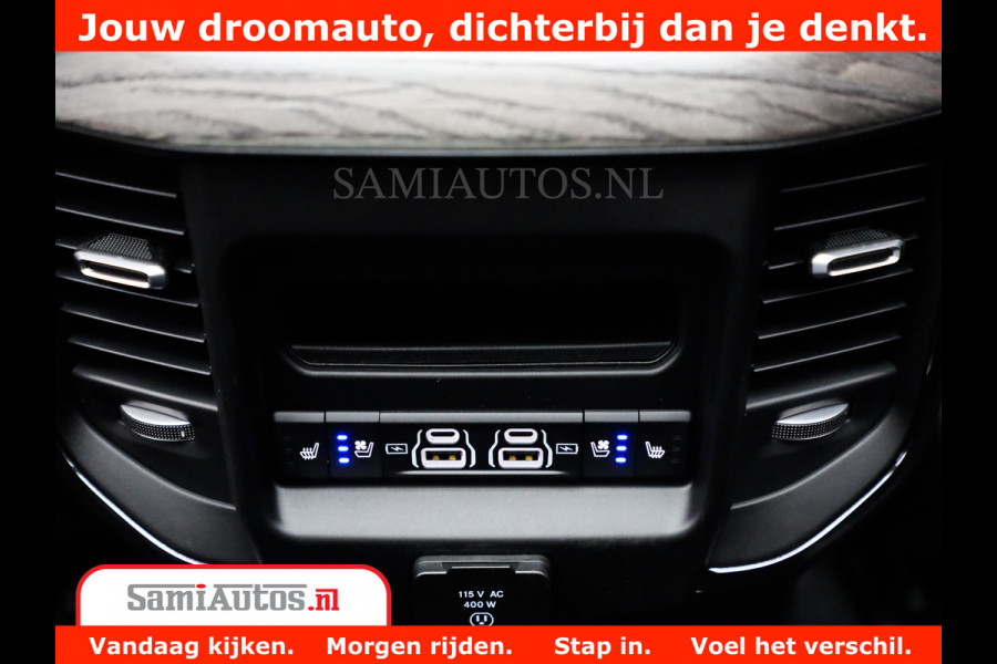 Dodge Ram 1500 Limited Night H.O 540HP 706Nm | Massage + Full Option | De Meest Luxe en Volle Pick-Up in zijn Klasse | Comfortabele Dubbele Cabine met Royale 5 Zitplaatsen | BPM vrij | Nu Leverbaar uit Voorraad | Voorraad Nr 2302 - 7425