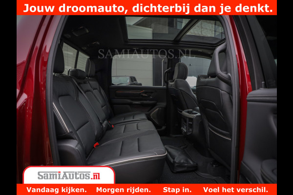 Dodge Ram 1500 Limited Night H.O 540HP 706Nm | Massage + Full Option | De Meest Luxe en Volle Pick-Up in zijn Klasse | Comfortabele Dubbele Cabine met Royale 5 Zitplaatsen | BPM vrij | Nu Leverbaar uit Voorraad | Voorraad Nr 2302 - 7425