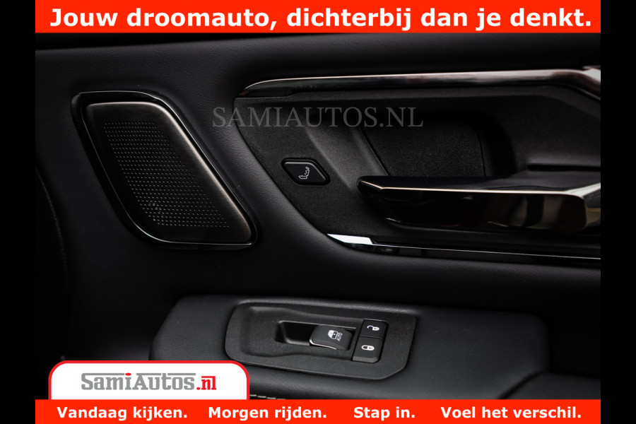 Dodge Ram 1500 Limited Night H.O 540HP 706Nm | Massage + Full Option | De Meest Luxe en Volle Pick-Up in zijn Klasse | Comfortabele Dubbele Cabine met Royale 5 Zitplaatsen | BPM vrij | Nu Leverbaar uit Voorraad | Voorraad Nr 2302 - 7425