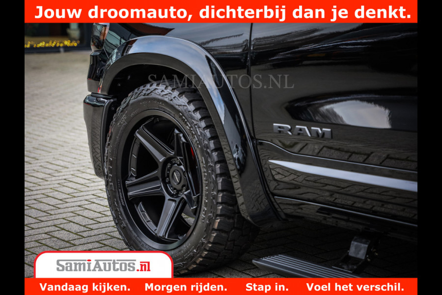 Dodge Ram 1500 Night Premium | Full Option | De Meest Luxe Pick-Up in zijn Klasse | Comfortabele Dubbele Cabine met Royale 5 Zitplaatsen | BPM vrij | Nu Leverbaar uit Voorraad | Voorraad Nr 2287 - 3384