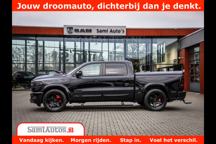 Dodge Ram 1500 Night Premium | Full Option | De Meest Luxe Pick-Up in zijn Klasse | Comfortabele Dubbele Cabine met Royale 5 Zitplaatsen | BPM vrij | Nu Leverbaar uit Voorraad | Voorraad Nr 2287 - 3384