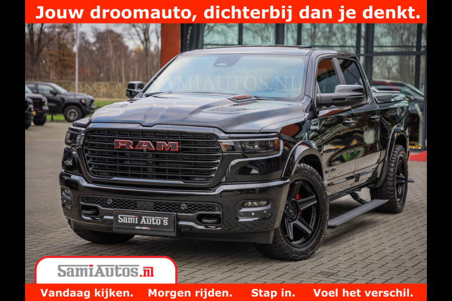 Dodge Ram 1500 Night Premium | Full Option | De Meest Luxe Pick-Up in zijn Klasse | Comfortabele Dubbele Cabine met Royale 5 Zitplaatsen | BPM vrij | Nu Leverbaar uit Voorraad | Voorraad Nr 2287 - 3384