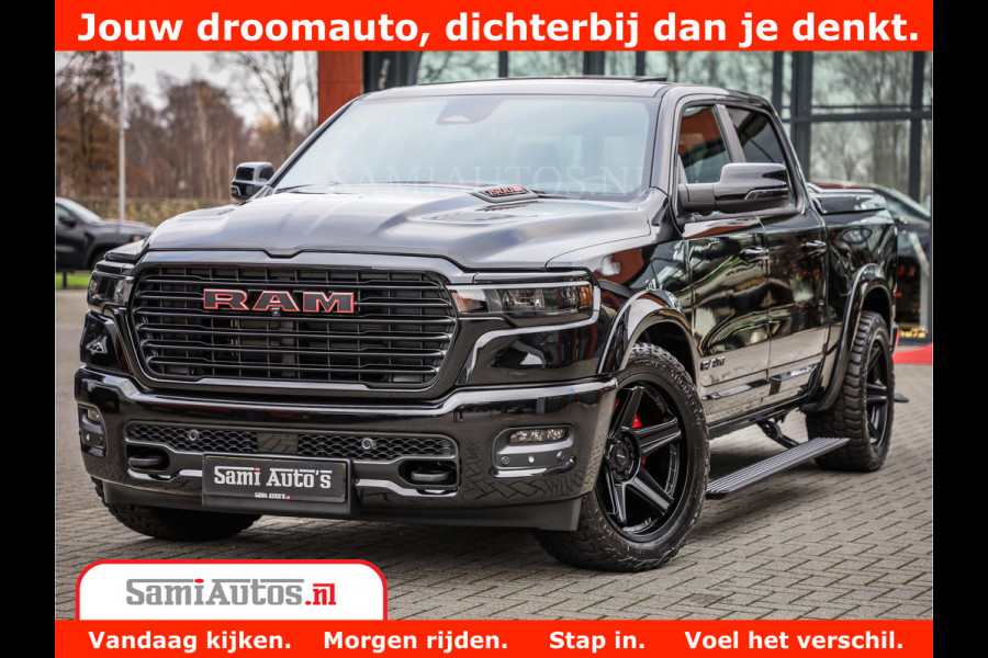 Dodge Ram 1500 Night Premium | Full Option | De Meest Luxe Pick-Up in zijn Klasse | Comfortabele Dubbele Cabine met Royale 5 Zitplaatsen | BPM vrij | Nu Leverbaar uit Voorraad | Voorraad Nr 2287 - 3384