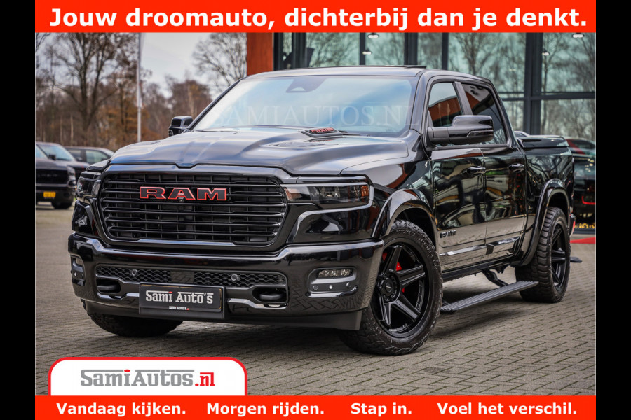 Dodge Ram 1500 Night Premium | Full Option | De Meest Luxe Pick-Up in zijn Klasse | Comfortabele Dubbele Cabine met Royale 5 Zitplaatsen | BPM vrij | Nu Leverbaar uit Voorraad | Voorraad Nr 2287 - 3384