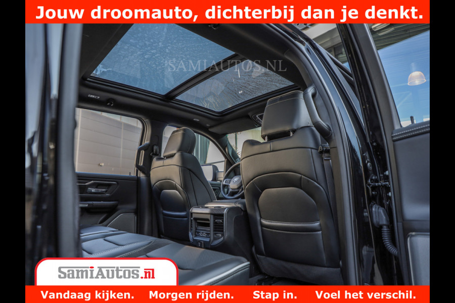 Dodge Ram 1500 Night Premium | Full Option | De Meest Luxe Pick-Up in zijn Klasse | Comfortabele Dubbele Cabine met Royale 5 Zitplaatsen | BPM vrij | Nu Leverbaar uit Voorraad | Voorraad Nr 2287 - 3384